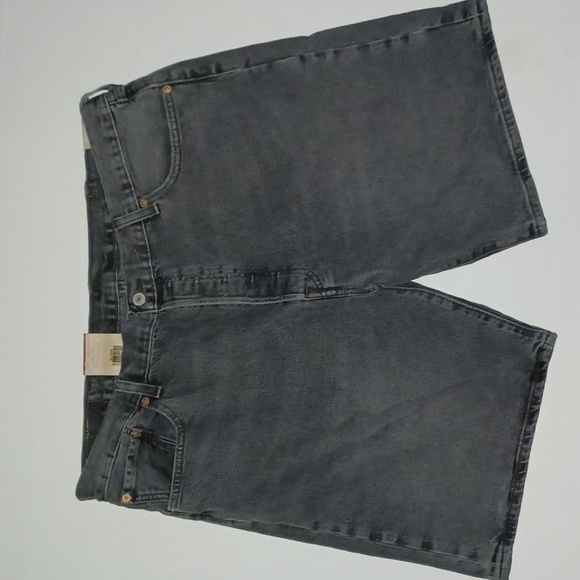 Levi's 501 Original Button-Fly Shorts Size-40  Black NWT - Picture 5 of 6